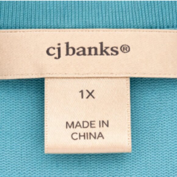 CJ Banks Blue Cardigan – Women’s Size 1X - Picture 3 of 6